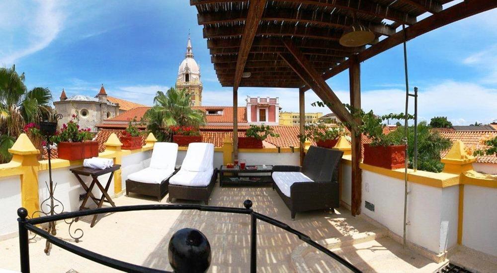 ホテル ブティック カーサ デル アルゾビスパード Cartagena エクステリア 写真